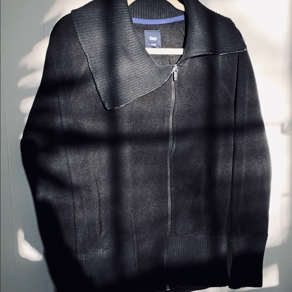 Gap Black Heavy Fleece Jacket